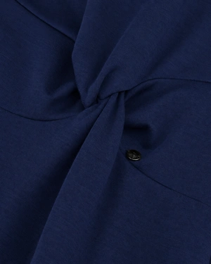 Navy blue women’s dress with defined waist | Dresses | Dika.com - 4 Navy blue women’s dress with defined waist | Dresses - 4