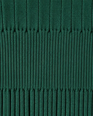 Petrol green wool women’s knitted blouse | Pullovers | Dika.com - 4 Petrol green wool women’s knitted blouse | Pullovers - 4