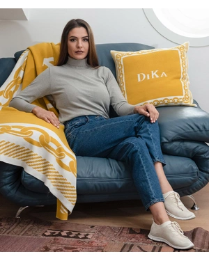 Жакардова калъфка за възглавница с лого | DIKA HOME | Outlet DiKa - 4 Жакардова калъфка за възглавница с лого | DIKA HOME - 4