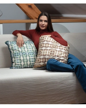 Декоративна калъфка за възглавница, с индийски мотив | DIKA HOME | Outlet DiKa - 3 Декоративна калъфка за възглавница, с индийски мотив | DIKA HOME - 3