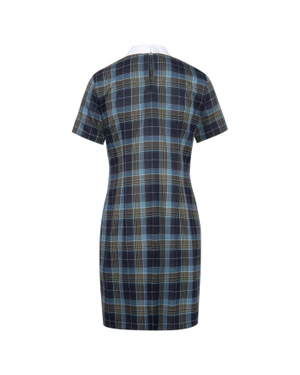 Rochie in carouri cu guler | Rochii si Salopete - 7