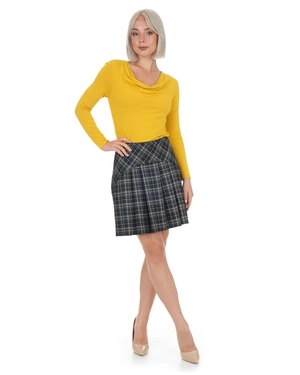 Pleated checkered skirt | COLLECTION - 10