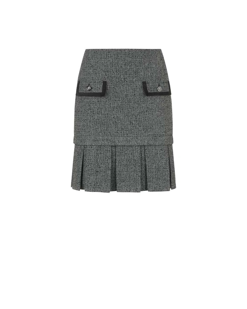 Pleated skirt in gray | All products