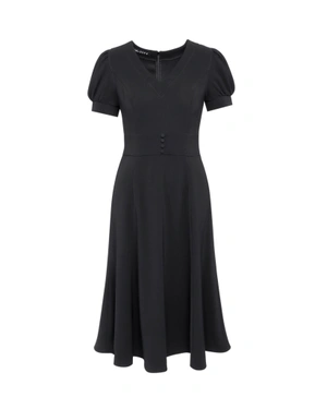 Puff sleeve dress | Dresses and Jumpsuits - 5