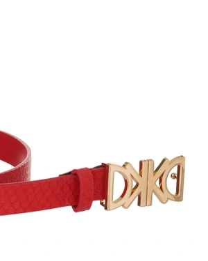 Red belt with DKKD buckle | Belts | Dikastore.ro - 1 Red belt with DKKD buckle | Belts - 1
