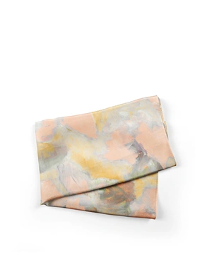 Reversible elongated scarf in pastel tones | Scarfs - 3