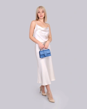 Satin skirt | Skirts - 1