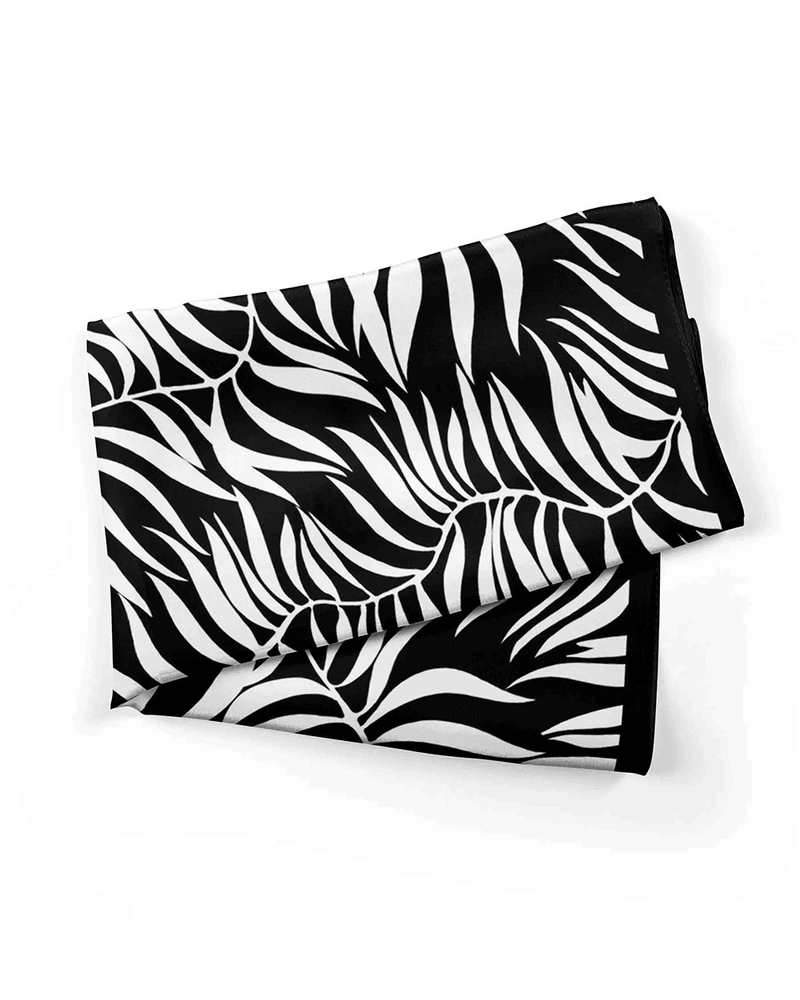 Scarf with a zebra pattern | OUTLET ACCESSORIES