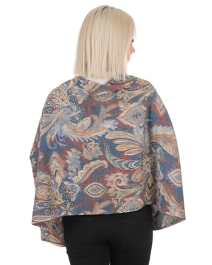 Scarf with paisley motifs, with wool blend | Scarfs - 3