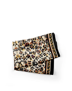 Scarf with stylized animal print | Scarfs - 5