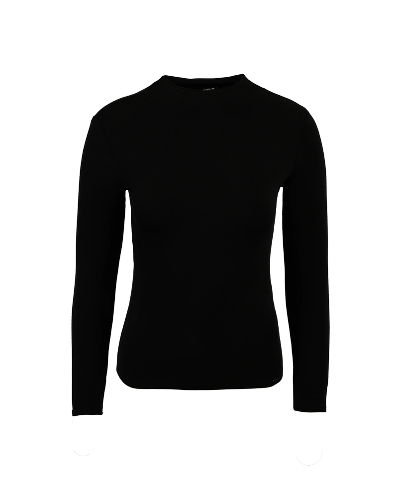 Semi-turtleneck with viscose | T-shirts