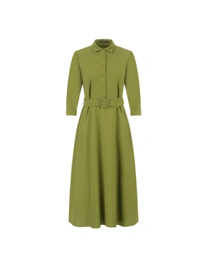 Shirt dress in green | COLLECTION - 6
