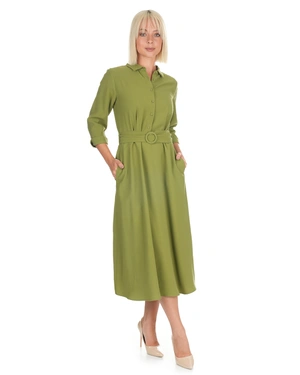 Shirt dress in green | COLLECTION - 9
