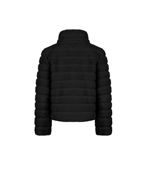 Short black faux fur coat | Jackets and Coats - 1