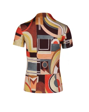 Silk blend top | T-shirts - 1