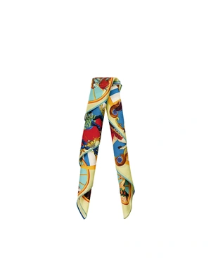 Silk scarf with horse pattern | Scarfs - 3
