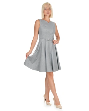Silver-grey formal dress with lurex fibers | NEW - 11