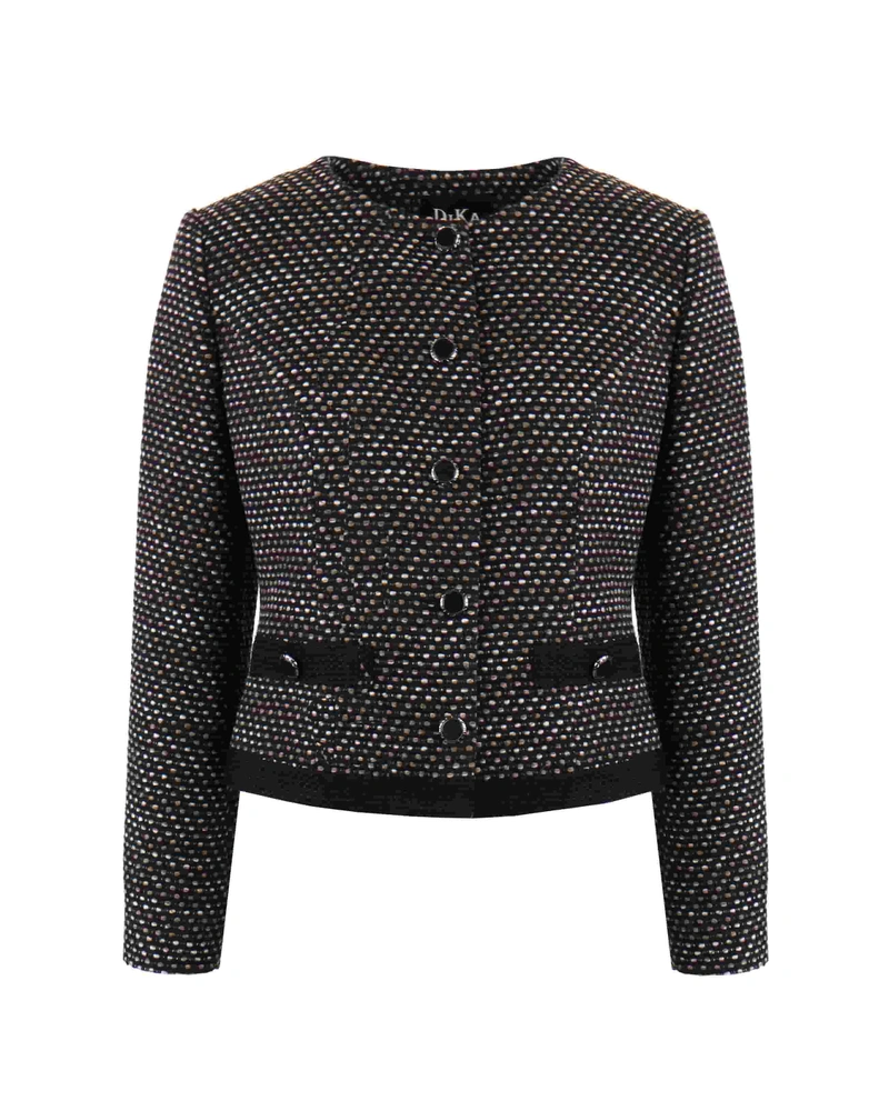 Single-breasted bouclé jacket | Jackets and Coats