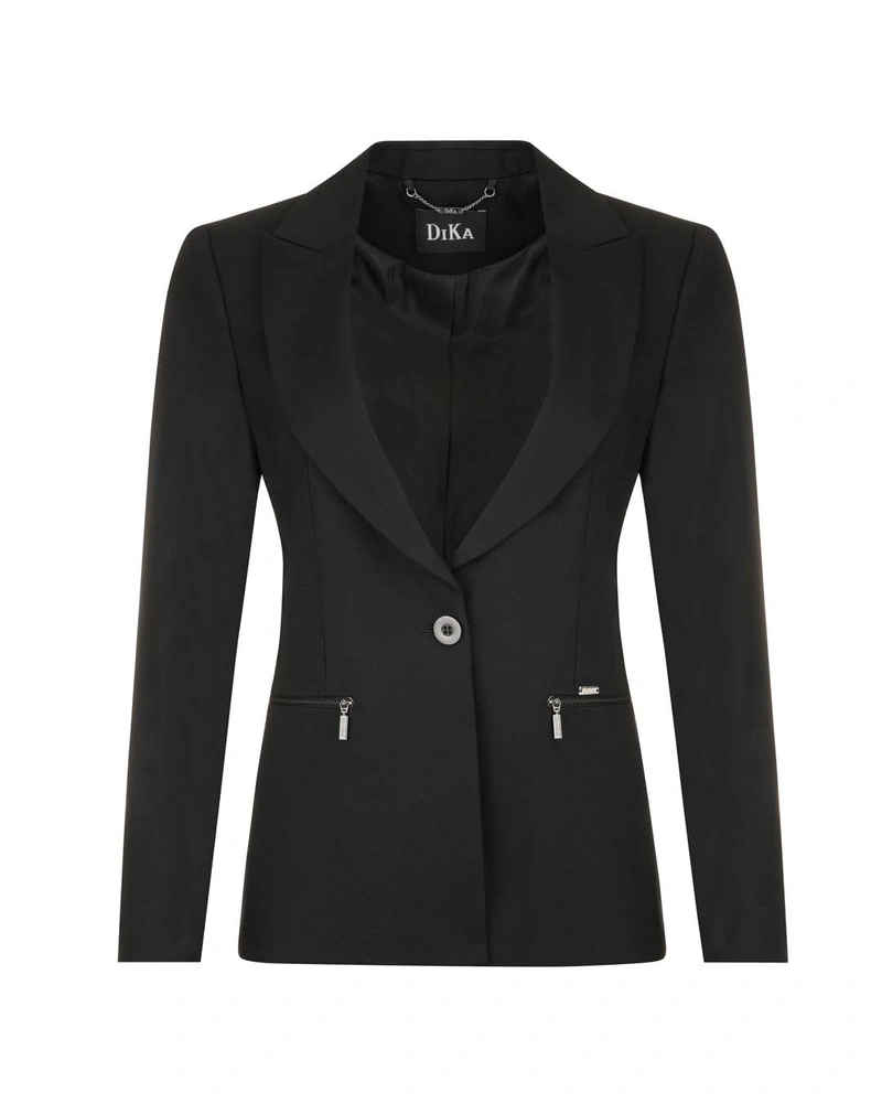 Single-breasted jacket made of recycled polyester and wool | Jackets and Blazers