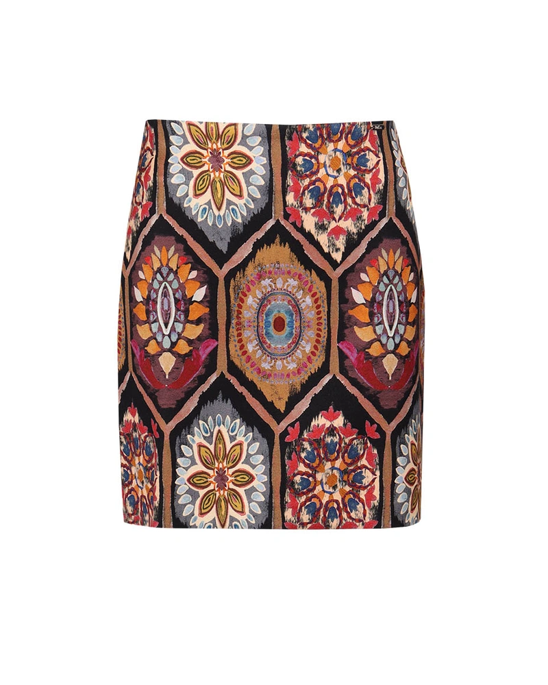 Skirt with a stylized motif | Skirts and Shorts