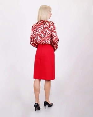 Skirt with a wavy waist | Skirts and Shorts - 3