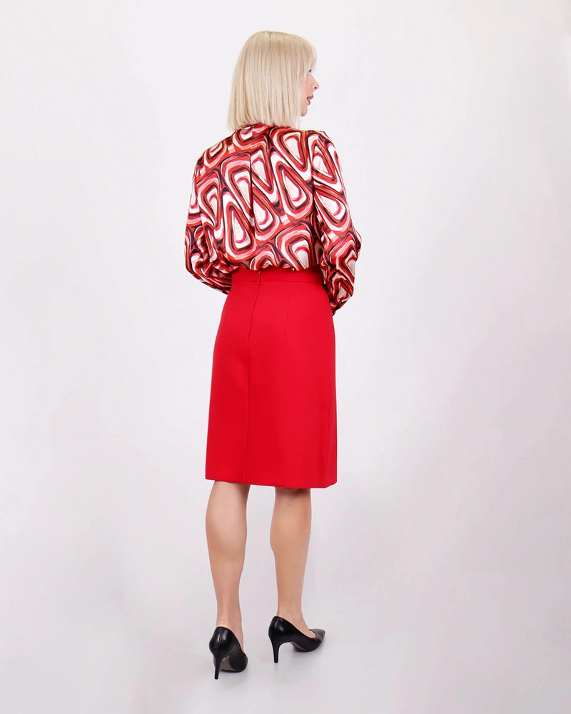 Skirt with a wavy waist | Skirts and Shorts
