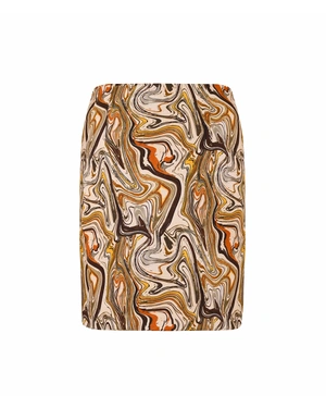 Skirt with an abstract pattern |  - 1