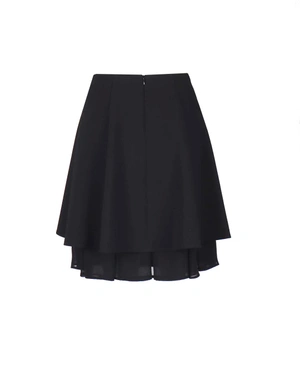 Fusta din sifon cu volan | Fuste | Dikastore.ro - 1 Fusta din sifon cu volan | Fuste - 1