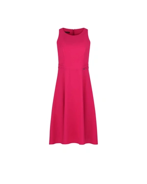 Rochie fara maneci, cu talie definita, pana la genunchi, de culoare fucsia | Rochii si Salopete | Dikastore.ro Rochie fara maneci, cu talie definita, pana la genunchi, de culoare fucsia | Rochii si Salopete