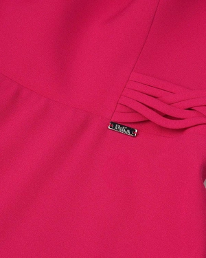 Rochie fara maneci, cu talie definita, pana la genunchi, de culoare fucsia | Rochii si Salopete | Dikastore.ro - 2 Rochie fara maneci, cu talie definita, pana la genunchi, de culoare fucsia | Rochii si Salopete - 2