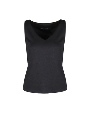 Sleeveless lurex top | T-shirts
