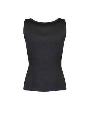 Sleeveless lurex top | T-shirts - 1