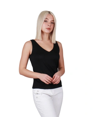 Sleeveless lurex top | T-shirts - 2
