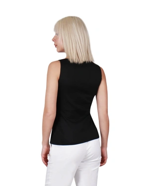 Sleeveless lurex top | T-shirts - 3