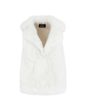 Sleeveless vest, eco fur, with lapel | Jackets and Blazers | Dika.test Sleeveless vest, eco fur, with lapel | Jackets and Blazers