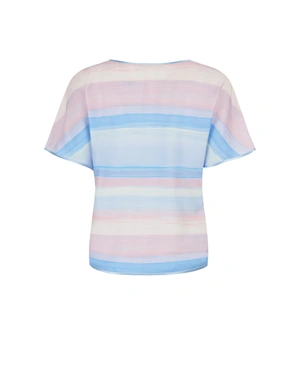 Prolećna prugasta bluza u pastelnim tonovima | Casual kolekcija - 12