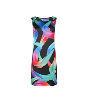 Rochie dreapta cu model irizat | Rochii | Dikastore.ro Rochie dreapta cu model irizat | Rochii