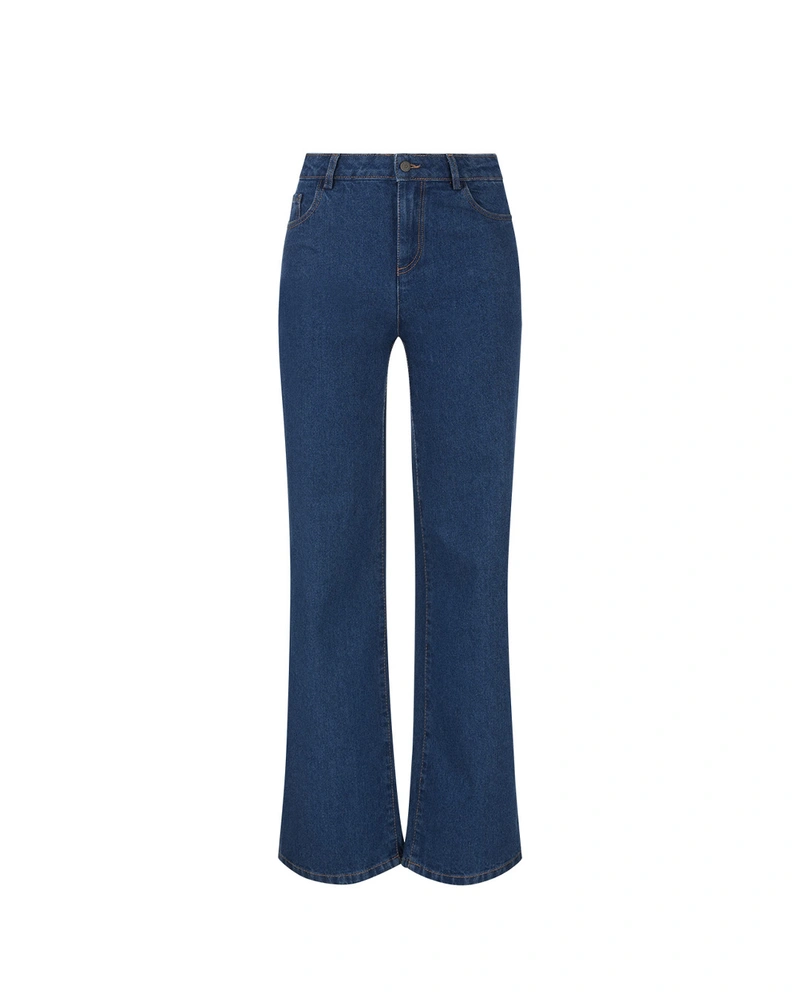 Straight-leg brut denim | Denim