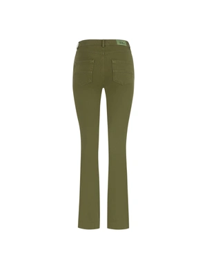 Straight-leg jeans in olive green | Denim - 1