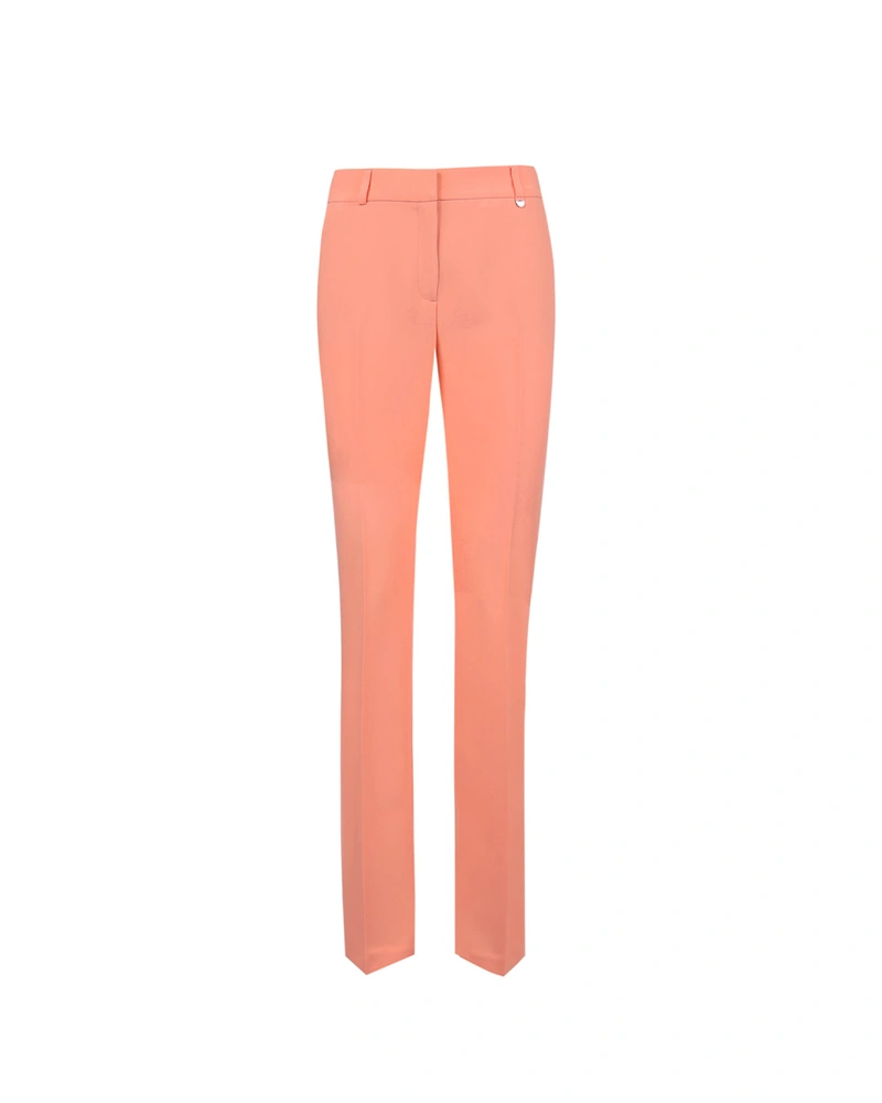 Straight leg trousers with a crease | Trousers