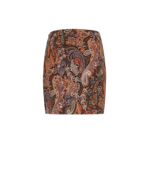Straight skirt with paisley motif | Skirts - 1