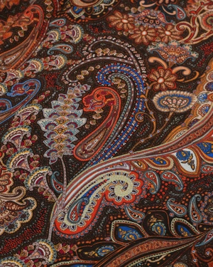 Straight skirt with paisley motif | Skirts - 2