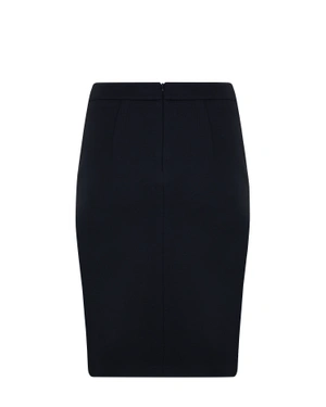 Straight skirt with virgin wool | All products - 1