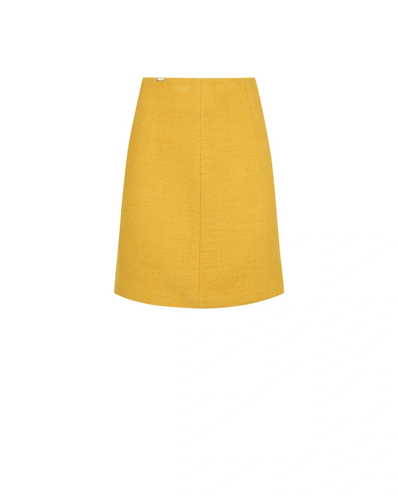 Straight yellow skirt | Skirts and Shorts