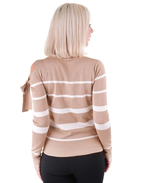 Striped fine-knit sweater | OUTLET SUMMER - 4