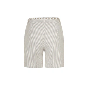 Pantaloni scurți în dungi | Pantaloni | Dikastore.ro - 1 Pantaloni scurți în dungi | Pantaloni - 1