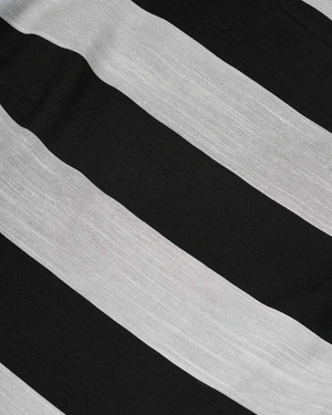 Striped sleeveless blouse in viscose, rayon, and linen blend | Blouses - 2