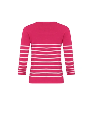 Striped sweater with 3/4 sleeves | OUTLET SUMMER | Dika.test - 1 Striped sweater with 3/4 sleeves | OUTLET SUMMER - 1