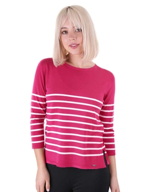 Striped sweater with 3/4 sleeves | OUTLET SUMMER | Dika.test - 3 Striped sweater with 3/4 sleeves | OUTLET SUMMER - 3