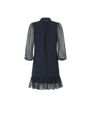 Stylish polka dot dress in fine chiffon | All products - 7